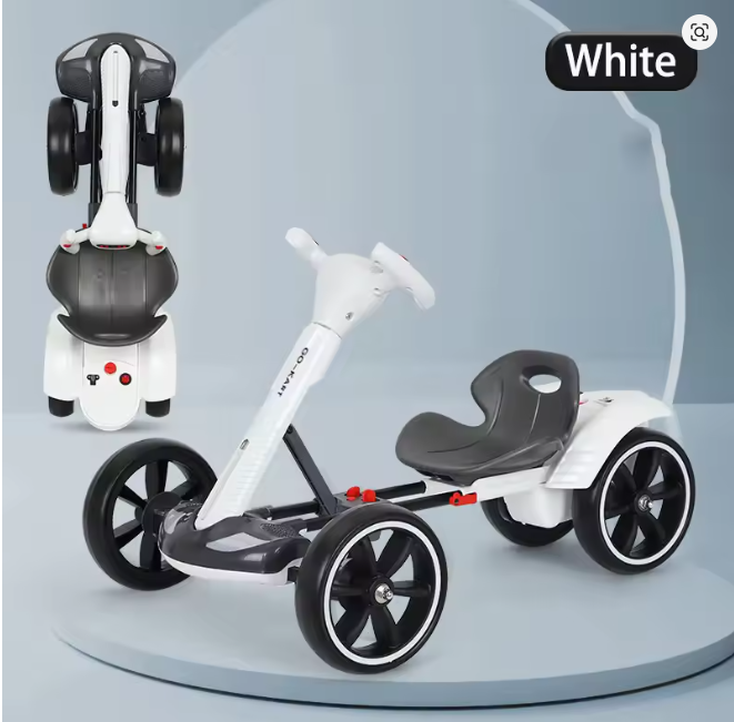 Foldable Children's Electric Go Kart Is Free To Install And Can Seat People Electric Go Kart Charging Remote Control